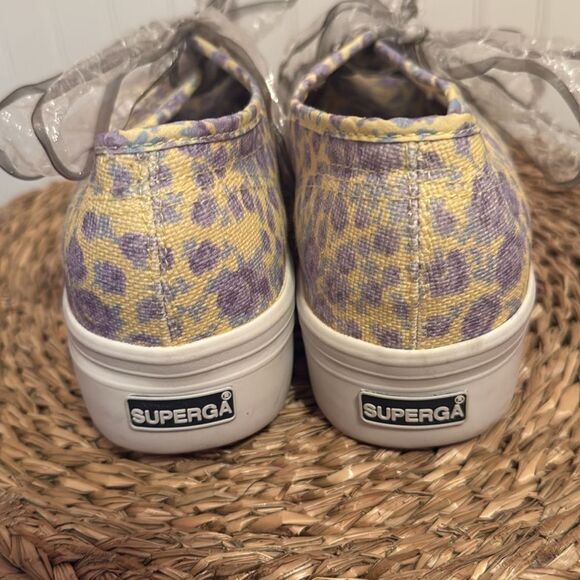 SUPERGA Low Top Platform Sneaker In Purple Rain - 40 - Picture 4 of 8